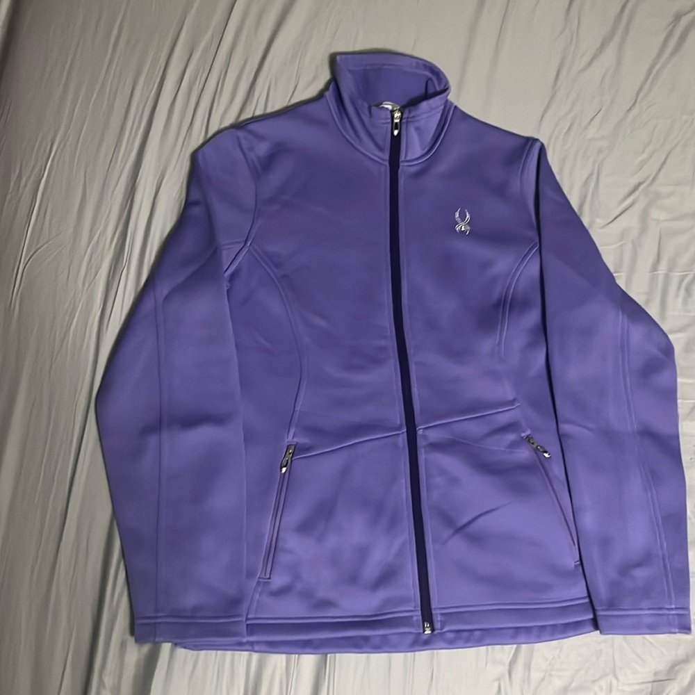 SPYDER purple zipper jacket
